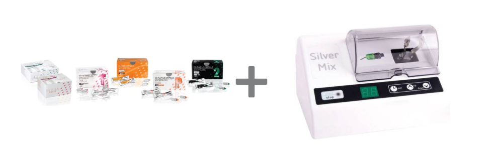 GC kapselmaterjalide ja Silver Mix kapslisegisti pakkumine