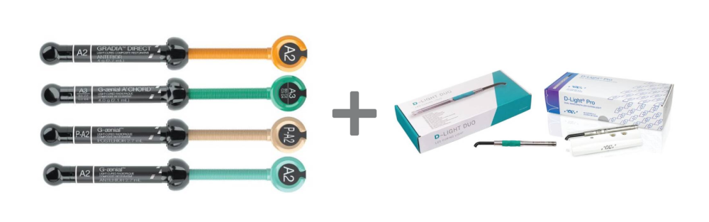 G-æniali süstalde ja D-LIGHT DUO või D-Light Pro aku pakkumine