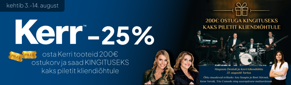 Kerr Magnum Dentalis -25% soodsamalt, lisaks kingitus