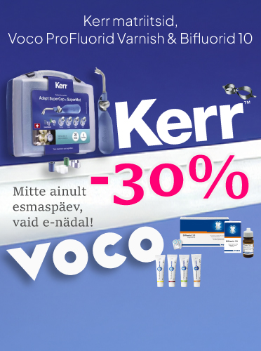 E-nädal Magnum Dentalis: Kerr matriitsid ja Voco profluorid Varnish, Bifluorid 10 -30% soodsam