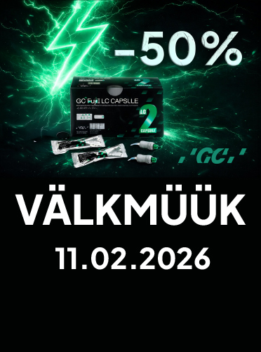 Ainult täna Magnum Dentalis GC FUJI II LC CAPS -50% soodsamalt!