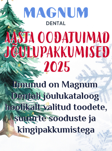 Magnum Dentali jõulukataloog 2025. Aasta oodatuimad jõulupakkumised on kohal!