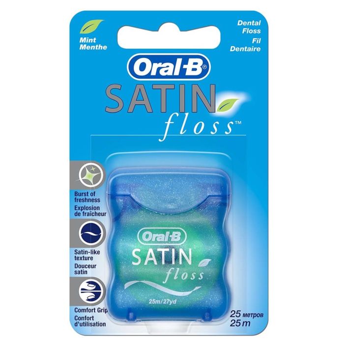 ORAL-B H.NIIT SATIN FLOSS MINT 25M
