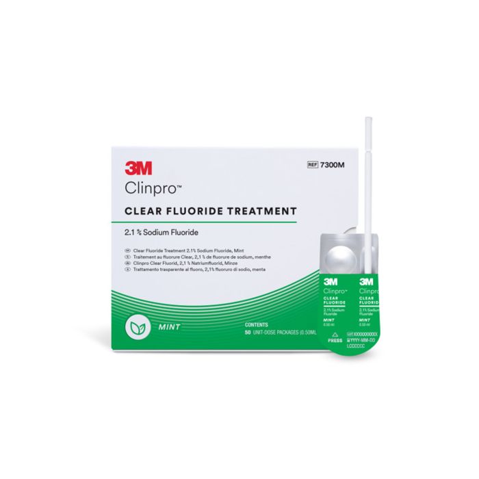 CLINPRO CLEAR FLUORIDE 50X0,5 MINT 7300M