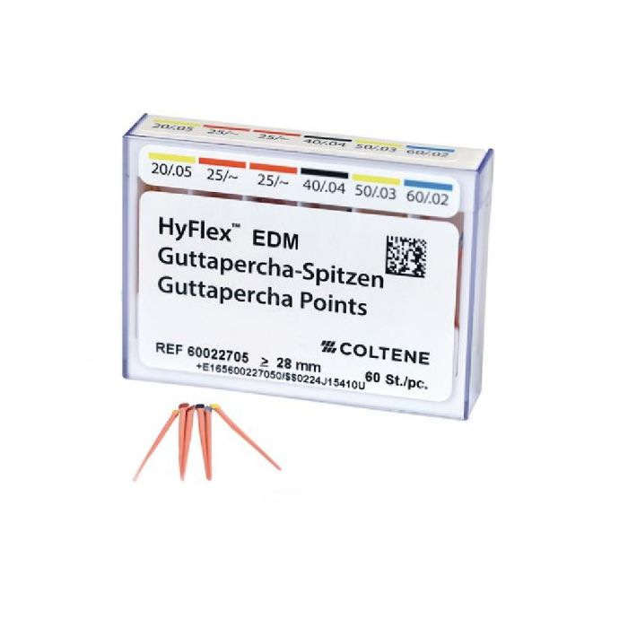 HYFLEX EDM GUTTA PERCHA POINTS ASSORT 60TK 60022705