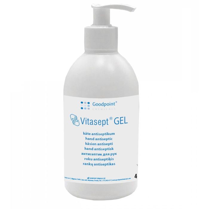 GOODPOINT VITASEPT GEL 400ML PUMBAGA PUDEL KÄTE ANTISEPTIKUM