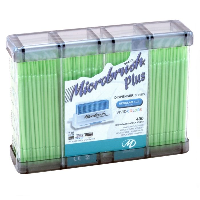 APLIKATSIOONI OTSIKUD 400TK REGULAR GREEN 2,0mm PR400GR MICROBRUSH)