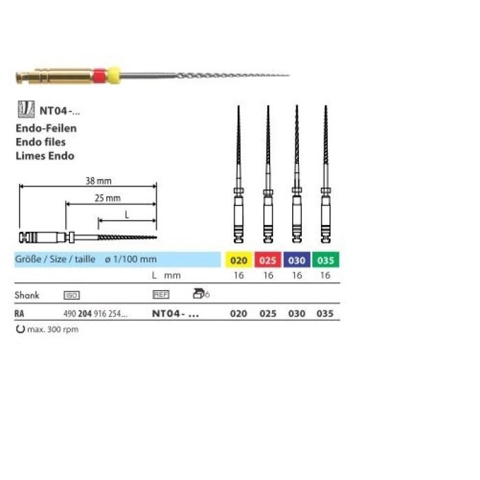 NT04-030 RA 6TK NiTi Endo Clean