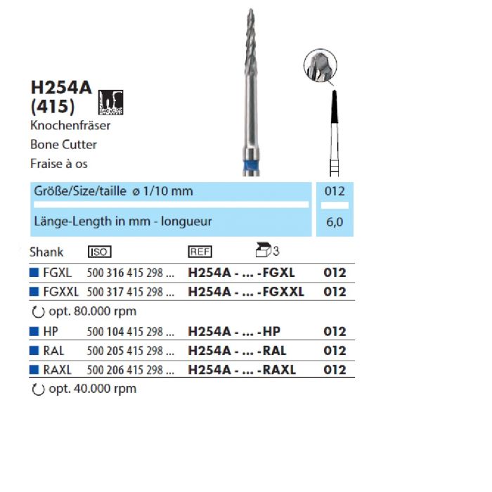H254A-012-FGXL 1TK