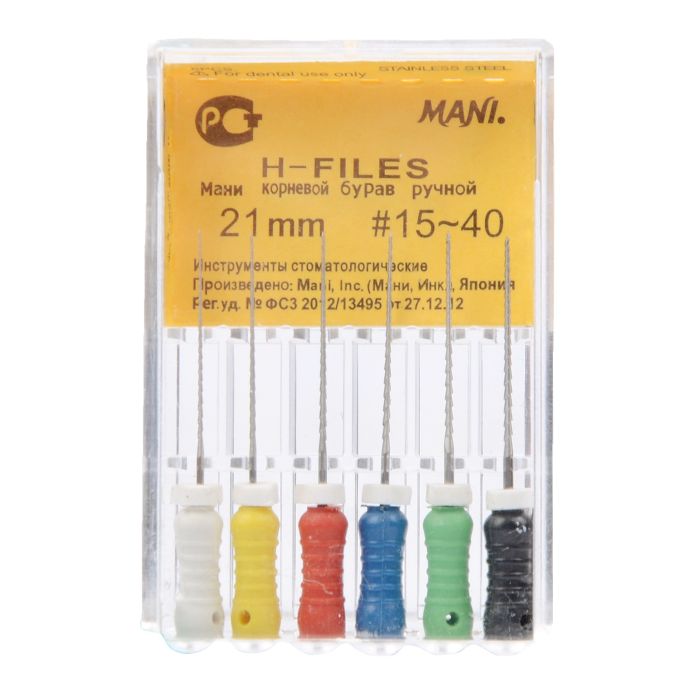 H-FILE 21MM  NO.15-40 6TK (MANI)