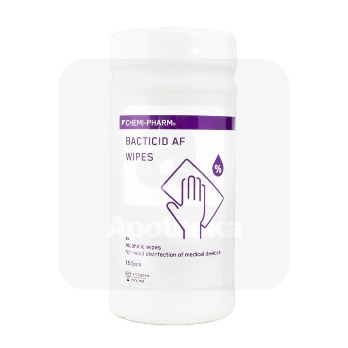 CHEMIPHARM BACTICID AF WIPES 150TK TOPSIS PINDADE KIIRDESINFEKT