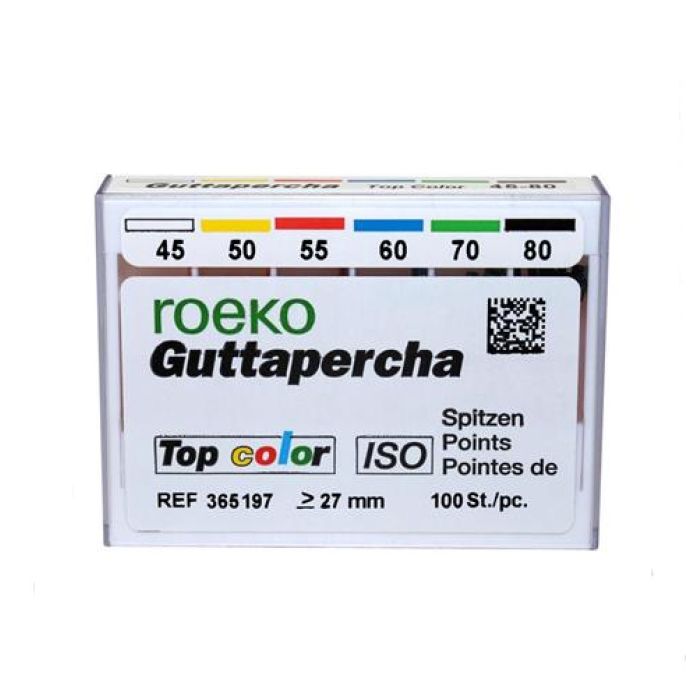 GUTTA PERCHA ROEKO ISO NO.45-80 100TK 365197