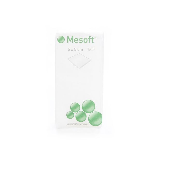 MESOFT TAMPOONID MITTESTER 5X5CM 100TK (D) 4-KIHILISED LAPID