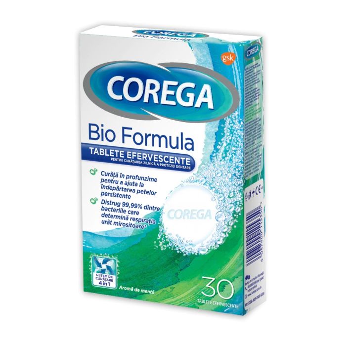 PROTEESIPUHASTUSTABLETID COREGA BIO FORMULA 30TK