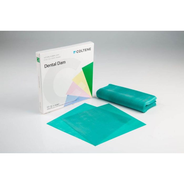 HYSOLATE DENTAL DAM LATEX GREEN MEDIUM 152X152 36TK 60034419