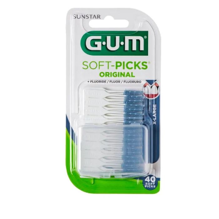 GUM SOFT-PICKS HAMBAVAHEHARI KUMMIST ORIG.40TK XL