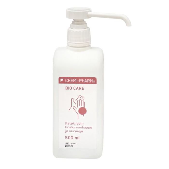 CHEMIPHARM BIO CARE KÄTEKREEM 500ML PUMBAGA