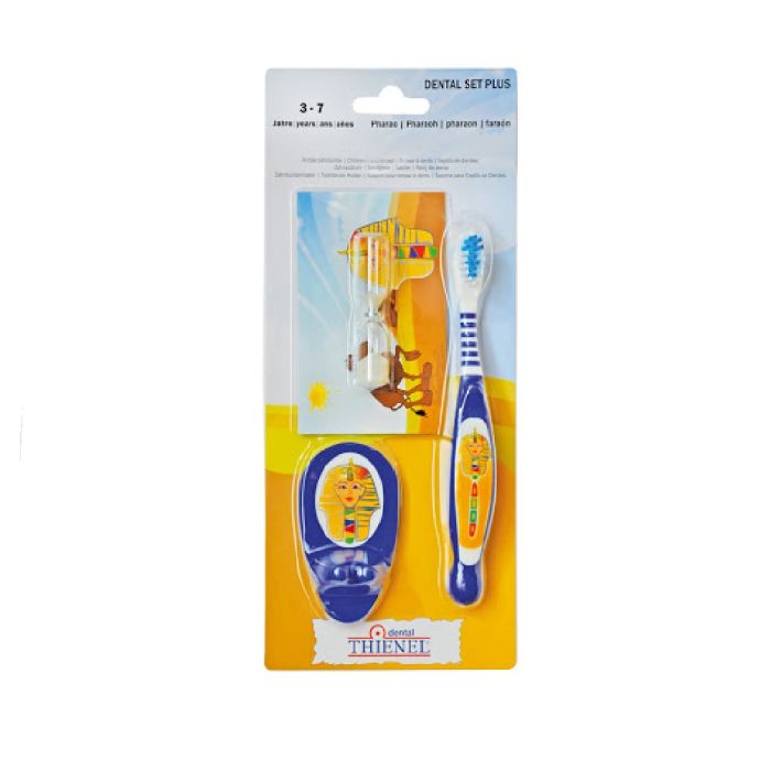 HAMBAHARI DENTAL SET JUNIOR 3-7 VAARAO SININE +LIIVAKELL,KLEEPS