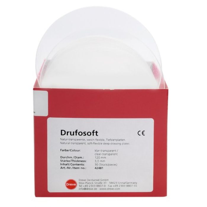 DRUFOSOFT 120X1,5MM TRANSPARENT 50TK D42531