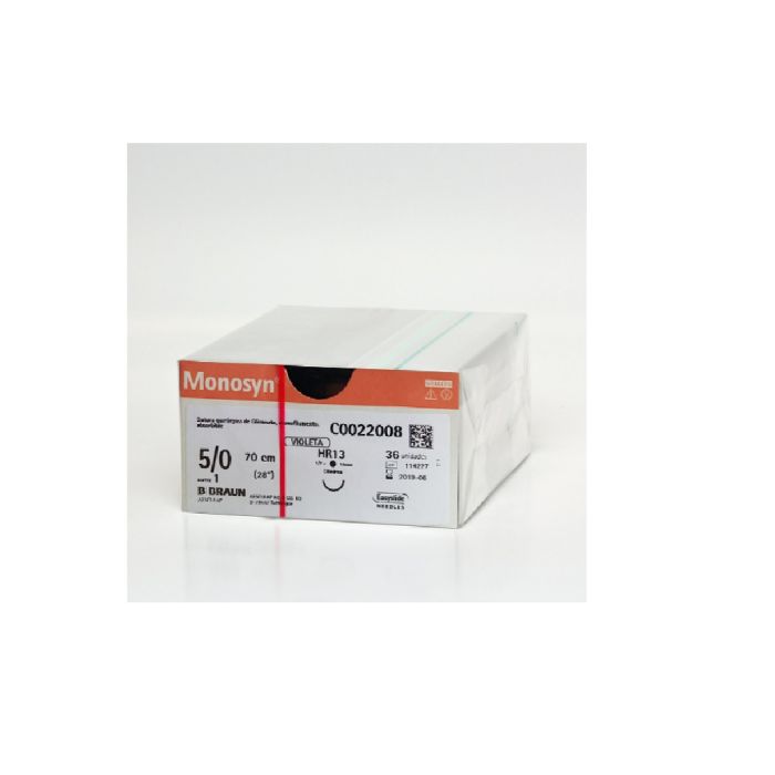 ÕMBLUSNIIT MONOSYN VIOLET 5/0 HR13 70CM 36TK (resorb monofila