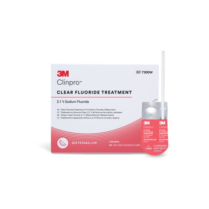 CLINPRO CLEAR FLUORIDE 50X0,5 ARBUUS 7300W