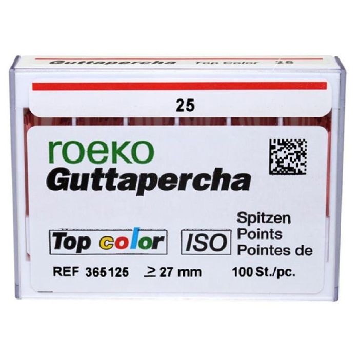 GUTTA PERCHA ROEKO ISO NO.25 100TK 365125