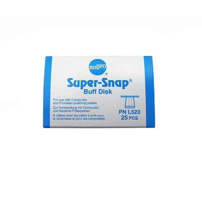 SUPER SNAP BUFF DISK REFILL HALL 25TK L523