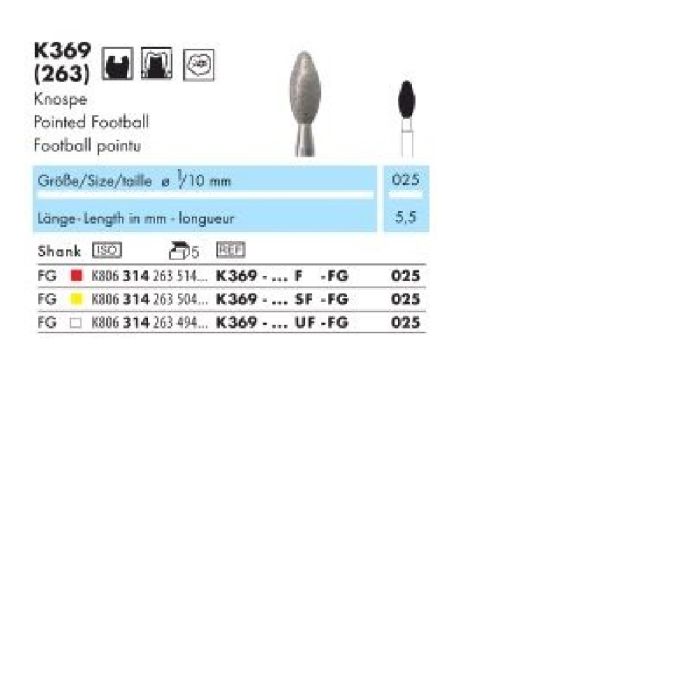 K369-025F-FG 1TK Z-CUT