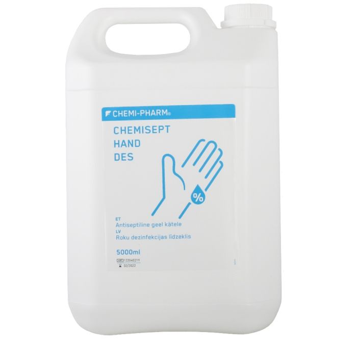 CHEMISEPT HAND DES 5L (GEELJAS KÄTE KIIRDES)