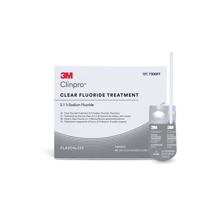 CLINPRO CLEAR FLUORIDE 50X0,5 MAITSEVABA 7300FF