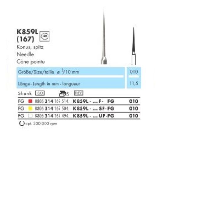 K859L-010SF-FG 1TK Z-CUT