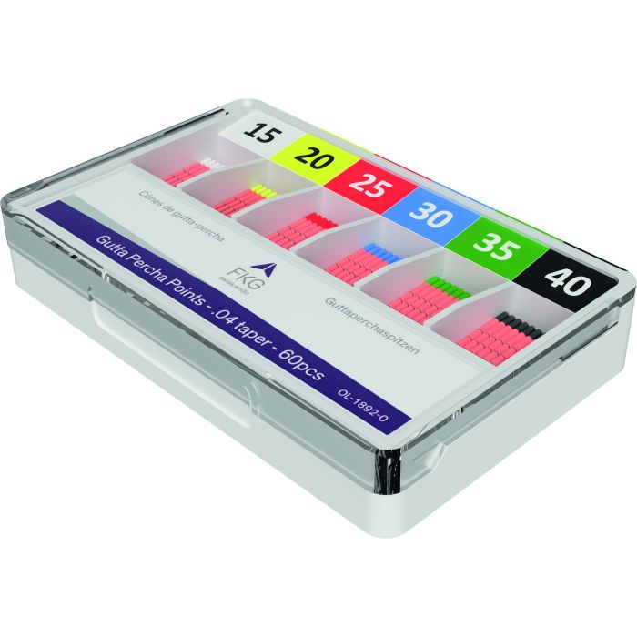 GUTTA-PERCHA POINTS FKG 4% No 15 60TK 08.600.04.015.RE