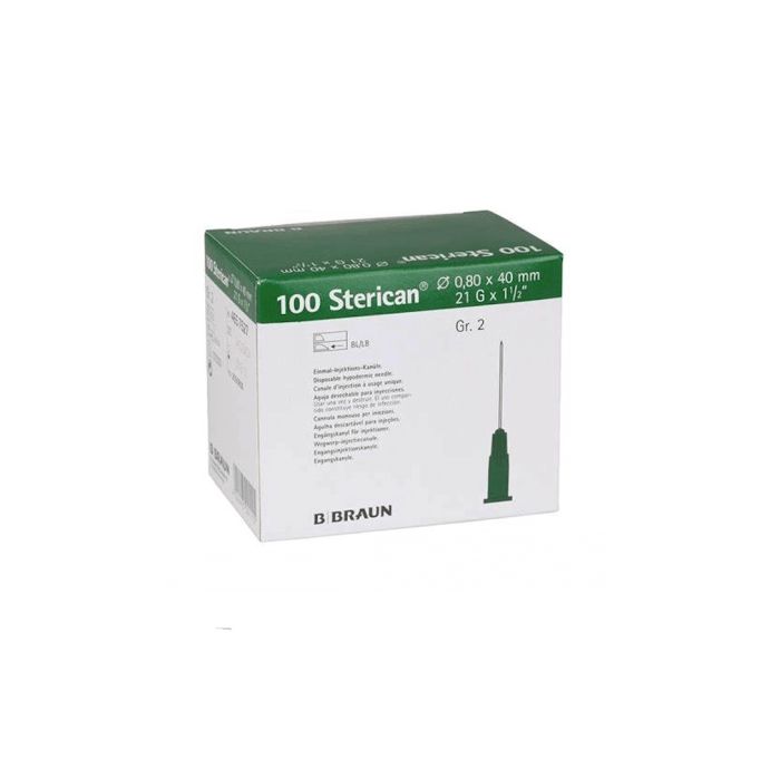 NÕELAD ÜHEKORDSED 21G/0,8X22MM STERICAN 100TK