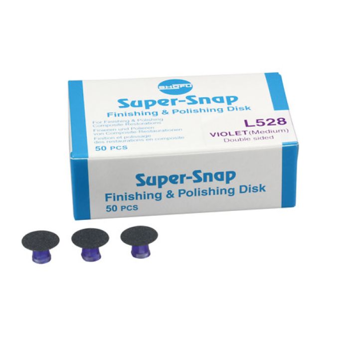 SUPER SNAP L528 VIOLETT KAHEPOOLNE /MEDIUM 50TK