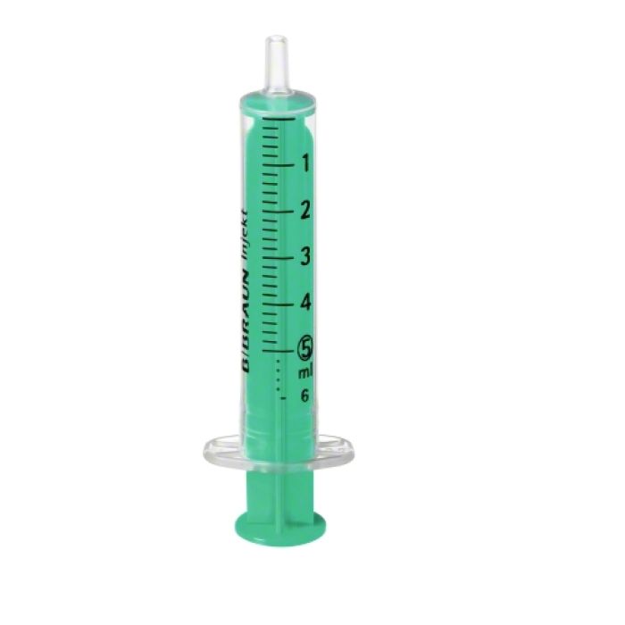 SÜSTAL 5ML 2-OSALINE nõelaga 0.7X30MM/22G 100TK BRAUN (D)