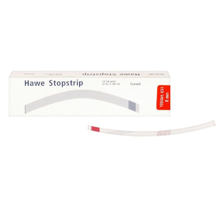 STOPSTRIP 8MM KAARJAS/PUNANE 100TK 651