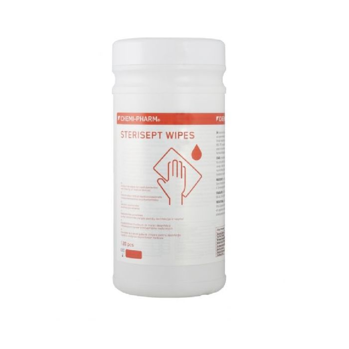 CHEMIPHARM STERISEPT WIPES 120TK PINDADE JA SEADMETE DES.