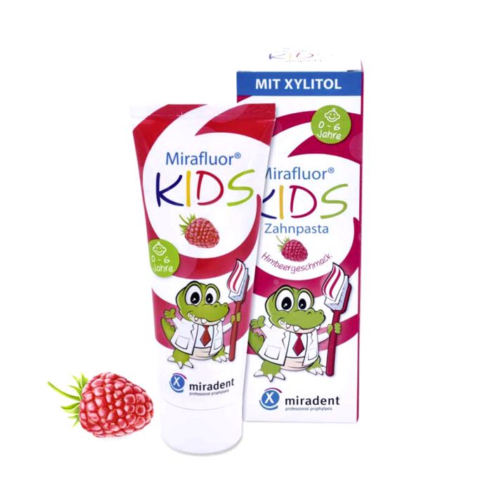 MIRADENT MIRAFLUOR KIDS HAMBAPAS 75ML 630224 0-6a
