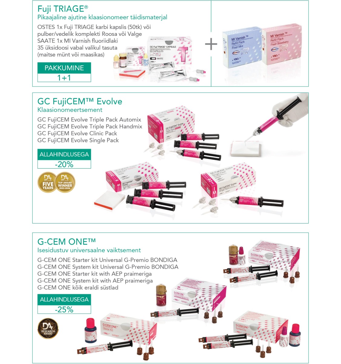 GC sooduspakkumised Magnum Dentalis jaanuar, veebruar