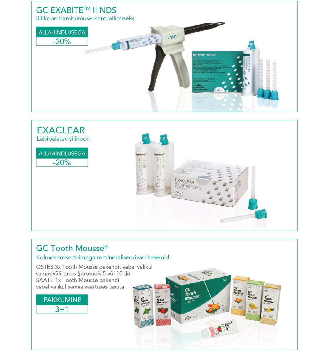GC sooduspakkumised Magnum Dentalis jaanuar, veebruar