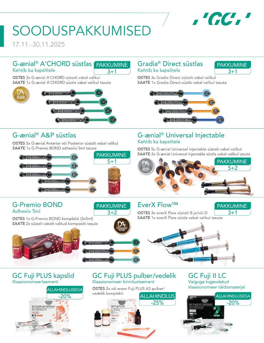 GC novembri sooduspakkumised Magnum Dentalis