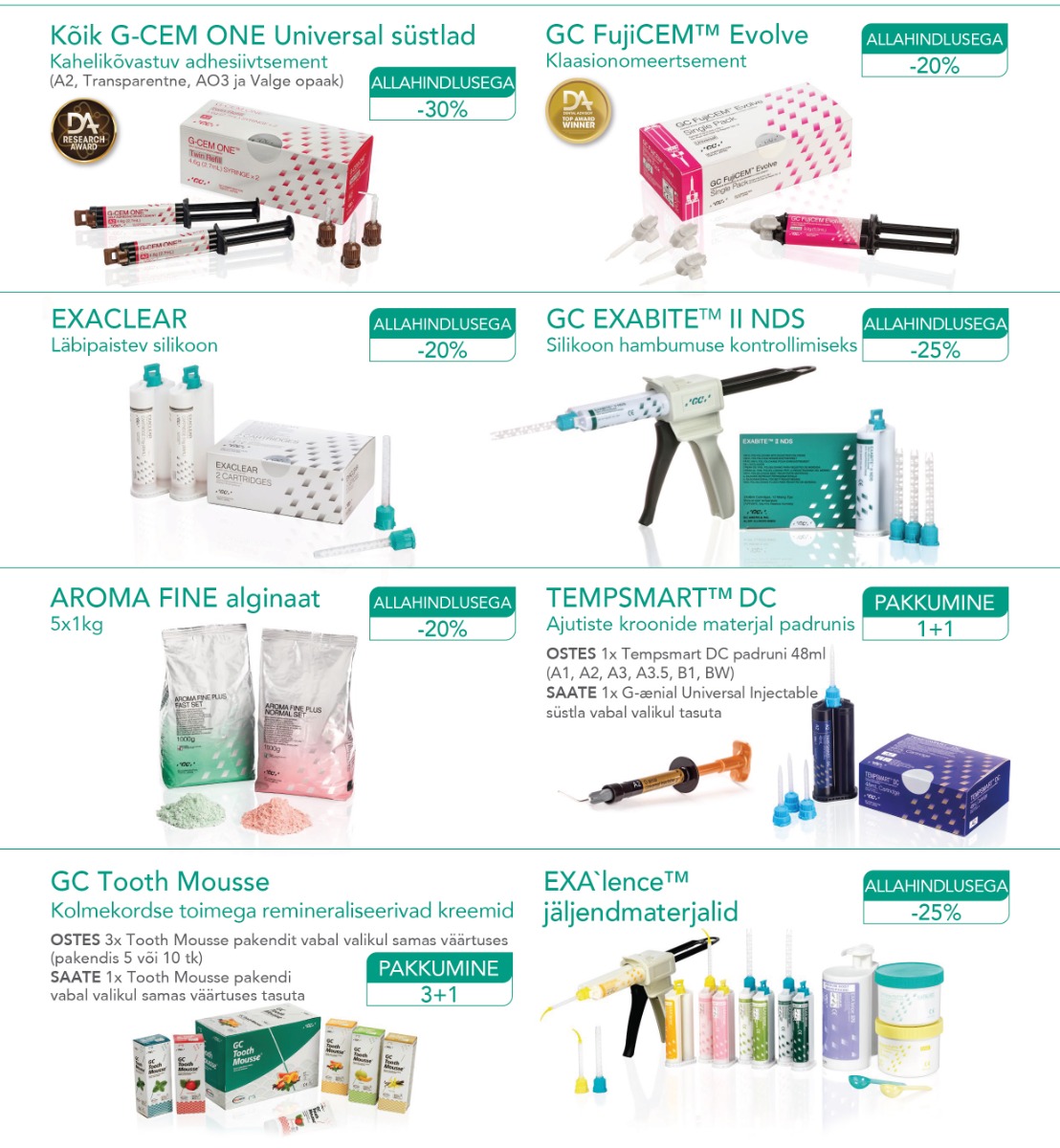 GC novembri sooduspakkumised Magnum Dentalis